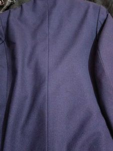 Navy Double-Breasted Blazer