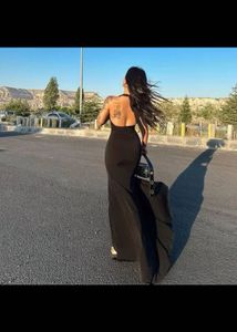 Black long Dress/1 freebie