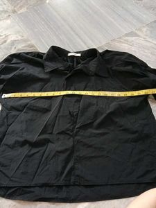 Classic Black Collared Shirt