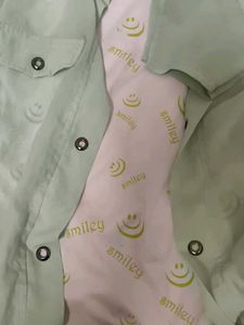 Light Green jacket with attached top