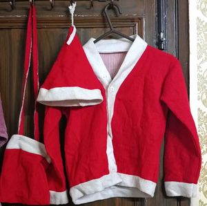 Cute Christmas Santa Claus Outfit Age - 5 to 7year