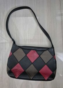 Vintage genuine leather shoulder bag