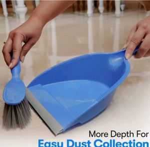 Dust Pan With Brush