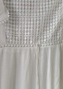 Boho Lace Trim Maxi Dress