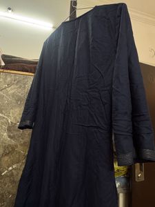 blue long kurta
