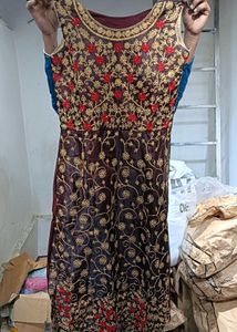 Embroidered Grown (Free size upto L)
