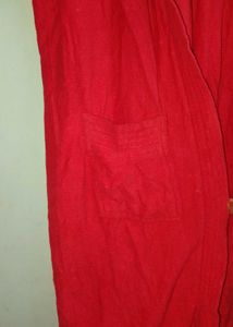 Red Cotton Robe