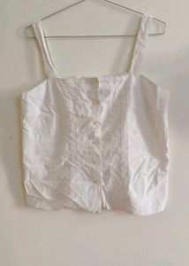 white corset top