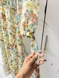 Lightweight Floral Midi Dress