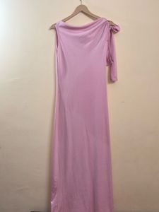 Pink Tie-up Dress
