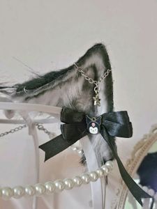 Kuromi Chain Cat Ears 🖤✨️