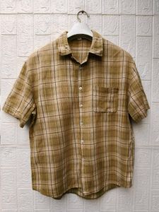 New with tag Korean Cute Plaid Button-Up Shirt