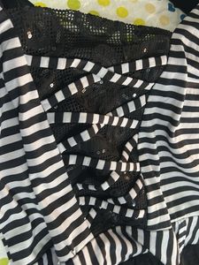 Striped Fit &amp; Flare Dress