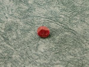 Natural Ruby Gemstone - Faceted Round