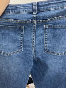 Stylish Blue Denim low waist Flare Jeans
