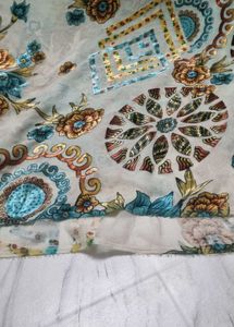 Beautiful Floral Print dress material