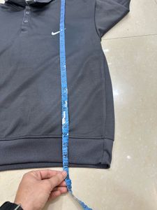 Nike Grey Polo Sweatshirt | Winter Wear