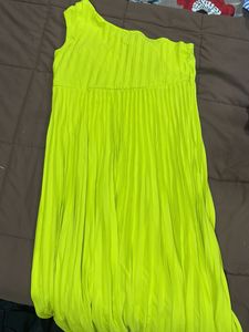 Chic One Shoulder Pleated Maxi Dress