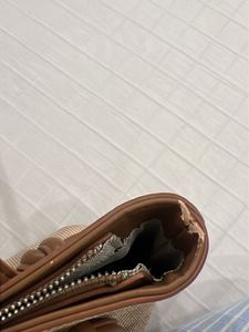 Stylish Hobo Bag with Tan Accents