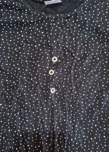 Cute Black Polka Dot Dress