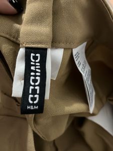 h&amp;m khaki mini skirt