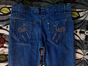 Y2K vintage/grunge low waist blue denim jeans 💓