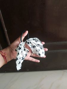 Combo Of Hairband And Bow Rubberband