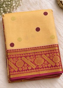 Traditional Bengali Taant Cotton Saree