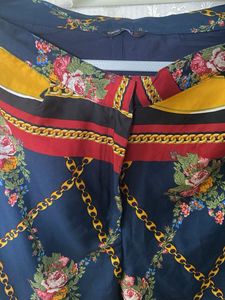 Boho Floral Print Palazzo Pants