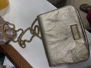 Stylish Gold Clutch Bag