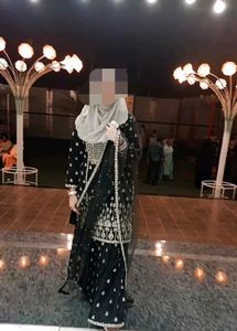 Soch Fancy Embroidered Black Sharara Set