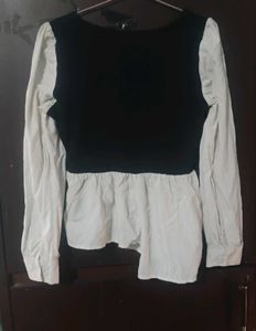 Chic Black &amp; White Blouse