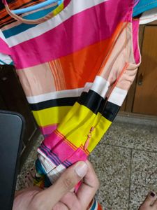 Colorful Striped Summer Dress