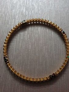 Elegant Pearl &amp; Gold Bangle