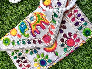 Multicolored Ethnic Sling Bag