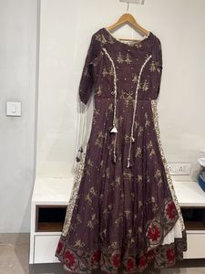 Heavy Flair Embroidered Gown