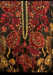 Stiched beautiful black women suit