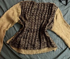 Y2K Unique Olive Green Knit Top