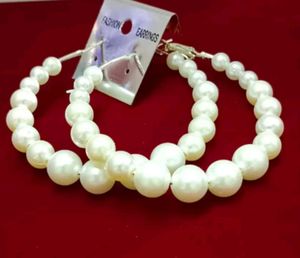 loop eyerring Pearl's natural bye one get fre