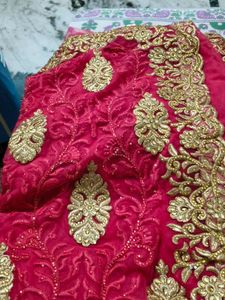 net saree full work with blouse