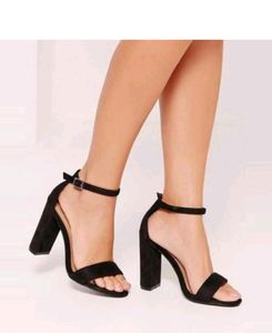 Black Casual Heels For Women's And Girls