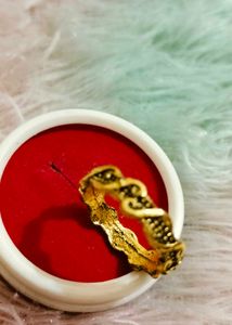 Elegant Gold with copper Tone Cloud Ring