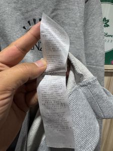 Kenzo Paris Grey Love Eye Embroidered Logo Hoodie