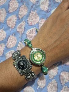 vintage and funky watch combo