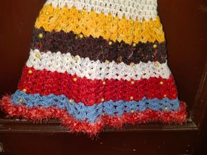 Kids Winter Dress Crochet Dress 9-12 Months