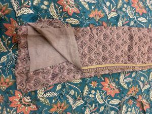 Elegant Printed Chanderi  Kurta