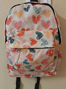 Cute Heart Print Backpack