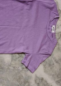 Purple T-Shirt Dress