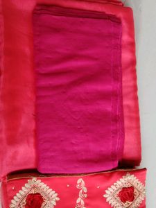 Heavily Embroidered Georgette Suit Piece Hot Pi