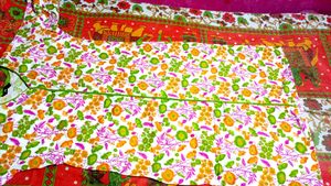 Floral Print Kurta